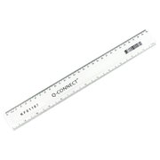 Q-Connect 300mm/30cm Clear Ruler KF01107