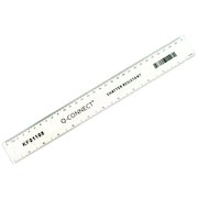 Q-Connect Ruler Shatterproof 300mm Clear KF01108