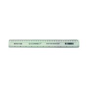 Q-Connect Shatter Resistant Ruler 30cm White (10 Pack) KF01109Q