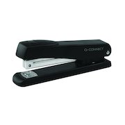 Q-Connect Full Strip Metal Stapler Black KF01231