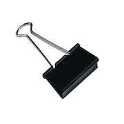 Q-Connect Foldback Clip 19mm Black (10 Pack) KF01282