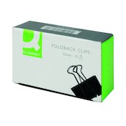 Q-Connect Foldback Clip 32mm Black (10 Pack) KF01284