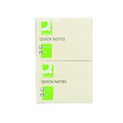 Q-Connect Quick Notes 76 x 102mm Yellow (12 Pack) KF01410