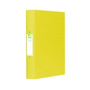 Q-Connect 25mm 2 Ring Binder Polypropylene A4 Yellow (10 Pack) KF01472