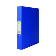Q-Connect 25mm 2 Ring Binder Polypropylene A4 Blue (10 Pack) KF02003