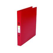 Q-Connect 25mm 2 Ring Binder Polypropylene A4 Red (10 Pack) KF02008