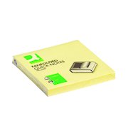 Q-Connect Fanfold Notes 75 x 75mm Yellow (12 Pack) KF02161