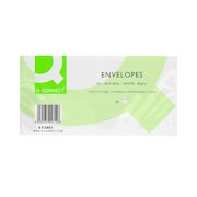 Q-Connect DL Envelopes Plain Wallet Self Seal 80gsm White (20 x 50 Pack) KF02712