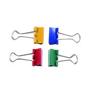 Q-Connect Foldback Clip 32mm Assorted (10 Pack) KF03653