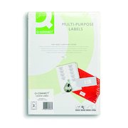 Q-Connect Full Face CD DVD Label 117 dia 2 Per Sheet White (100 Pack) KF05608