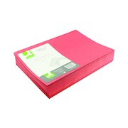 Q-Connect Square Cut Folder Lightweight 180gsm Foolscap Red (100 Pack) KF26028