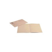 Q-Connect Square Cut Folder Lightweight 180gsm Foolscap Buff (100 Pack) KF26032