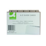 Q-Connect Guide Card 152x102mm A-Z Buff (25 Pack) KF35208