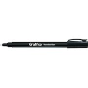 Graffico Handwriter Fineliner Pen Black (200 Pack) 31261/200