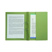 Pocket Spiral Files 285gsm Foolscap Green (25 Pack) TPFM-GRNZ