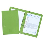 Spiral Files 285gsm Foolscap Green (50 Pack) TFM50-GRNZ