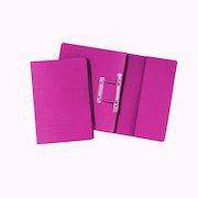 Pocket Spiral Files 285gsm Foolscap Red (25 Pack)  TPFM-REDZ