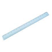 Plastic Shatter Resistant Ruler 50cm Clear 843800/1