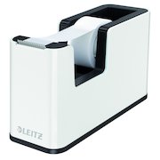 Leitz WOW Tape Dispenser Dual Colour White/Black 53641095