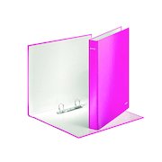 Leitz Wow A4 Plus 2 D-Ring Binder 25mm Pink (10 Pack) 42410023