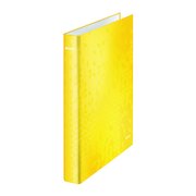 Leitz WOW Ring Binder Yellow A4 25mm (10 Pack) 42410016