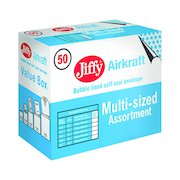 Jiffy AirKraft Bag Assorted Sizes Gold (50 Pack) JL-SEL-A