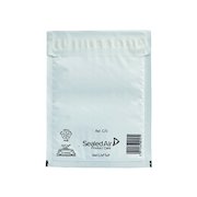 Mail Lite Tuff Bubble Lined Postal Bag Size C/0 150x210mm White (100 Pack) 103015250