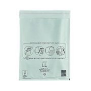 Mail Lite Bubble Lined Postal Bag Size LL 230x330mm White (50 Pack) MAIL LITE LL