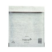 Mail Lite Plus Bubble Lined Postal Bag Size E/2 220x260mm Oyster White (100 Pack) MLPE/2