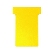 Nobo T-Card Size 3 80 x 120mm Yellow (100 Pack) 2003004