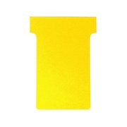 Nobo T-Card Size 3 80 x 120mm Yellow (100 Pack) 2003004