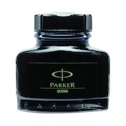 Parker Quink Black Permanent Ink Bottle 2oz S0037460