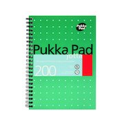 Pukka Pad Ruled Wirebound Metallic Jotta Notebook 200 Pages A5 (3 Pack) JM021