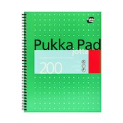 Pukka Pad Ruled Wirebound Metallic Jotta Notebook 200 Pages A4 (3 Pack) JM018