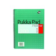 Pukka Pad Square Wirebound Metallic Jotta Notepad 200 Pages A4 (3 Pack) JM018SQ