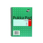 Pukka Pad Square Wirebound Metallic Jotta Notepad 200 Pages A5 (3 Pack) JM021SQ