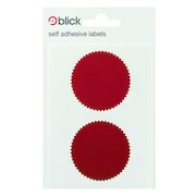 Blick Company Seal 50mm Diameter Red 8 Per Dispenser (160 Pack) RS014652