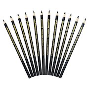 West Design Black Chinagraph Marking Pencil (12 Pack) RS525653