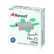 Rexel No. 25 Staples (5000 Pack) 05025