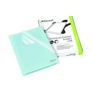 Rexel Cut Flush Folder Polypropylene A4 Clear (100 Pack) 12215