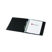 Rexel Budget 2 Ring Binder 25mm Polypropylene A5 Black (10 Pack) 13428BK