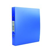 Rexel Budget 2 Ring Binder 25mm Polypropylene A5 Blue (10 Pack) 13428BU