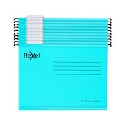 Rexel  Classic Suspension Files Foolscap Blue (10 Pack) 2115594