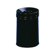 Black Waste Bin 30.9 Litre Fire Extinguishing Lid 309588