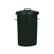 Heavy Duty Coloured Dustbin 85 Litre Black 311961