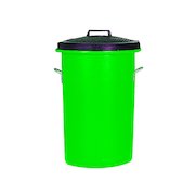 Heavy Duty Coloured Dustbin 85 Litre Green 311965