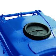 Wheelie Bin With Bottle Bank Aperture 360 Litre Blue 377867