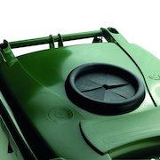 Wheelie Bin With Bottle Bank Aperture