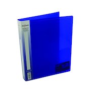 Snopake 25mm 2 Ring Ring Binder Polypropylene A4 Electra Blue (10 Pack) 10159