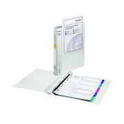Snopake 25mm Clear Presentation 4 Ring A4 Binder 13368